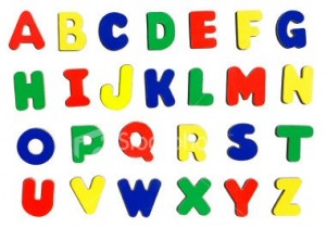 the English alphabet